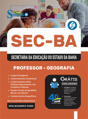 Apostila SEC-BA 2025 - Professor - Geografia - Imagem 3
