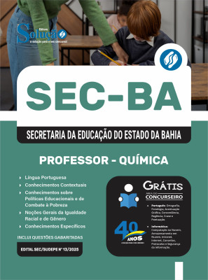Apostila SEC-BA 2025 - Professor - Química - Imagem 3