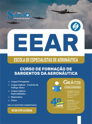 Apostila EEAR em PDF 2025 - Curso de Formação de Sargentos - Imagem 1