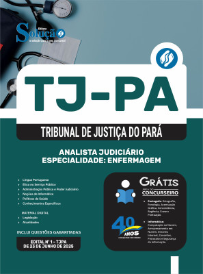 Apostila TJ-PA 2025 - Analista Judiciário - Especialidade: Enfermagem - Imagem 3