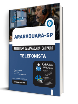 Apostila Prefeitura de Araraquara - SP 2025 - Telefonista - Imagem 2