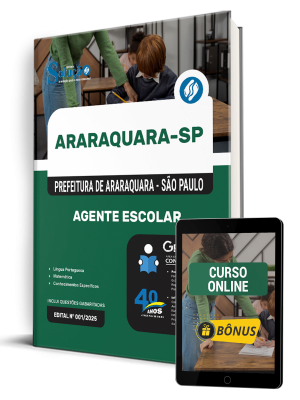 Apostila Prefeitura de Araraquara - SP 2025 - Agente Escolar - Imagem 1