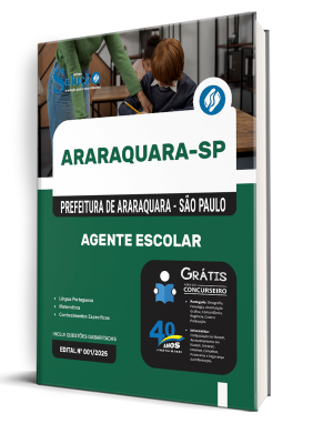 Apostila Prefeitura de Araraquara - SP 2025 - Agente Escolar - Imagem 2