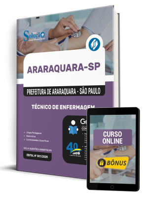 Apostila Prefeitura de Araraquara - SP 2025 - Técnico em Enfermagem - Imagem 1