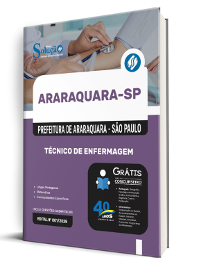 Apostila Prefeitura de Araraquara - SP 2025 - Técnico em Enfermagem - Imagem 2