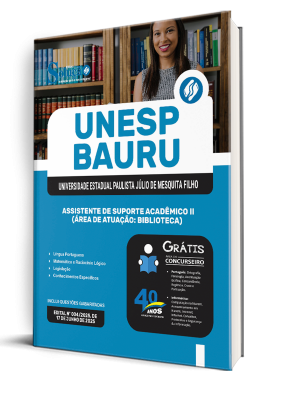 Apostila UNESP 2025 - Assistente de Suporte Acadêmico II (Área de atuação: Biblioteca) - Imagem 2