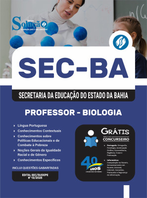 Apostila SEC-BA 2025 - Professor - Biologia - Imagem 3
