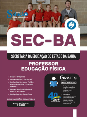 Apostila SEC-BA 2025 - Professor - Educação Física - Imagem 3