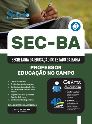 Apostila SEC-BA 2025 - Professor - Educação no Campo - Imagem 3