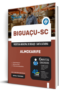 Apostila Prefeitura de Biguaçu - SC 2025 - Almoxarife - Imagem 2