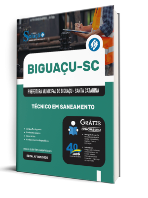 Apostila Prefeitura de Biguaçu - SC 2025 - Técnico em Saneamento - Imagem 2