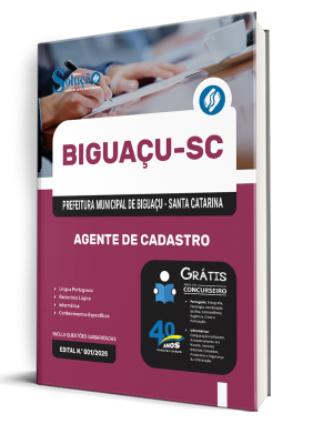 Apostila Prefeitura de Biguaçu - SC 2025 - Agente de Cadastro - Imagem 2