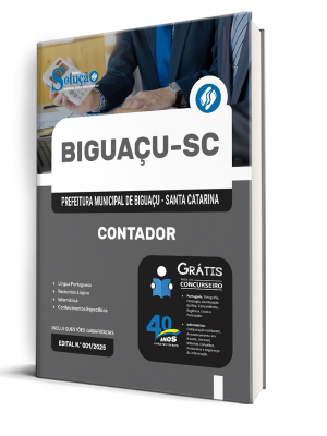 Apostila Prefeitura de Biguaçu - SC 2025 - Contador - Imagem 2