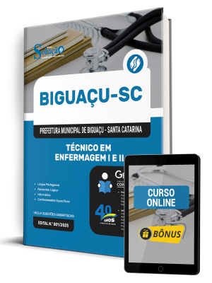 Apostila Prefeitura de Biguaçu - SC 2025 - Técnico em Enfermagem I e II - Imagem 1