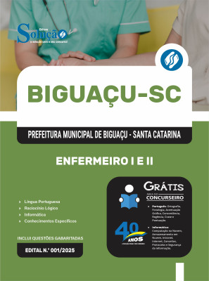 Apostila Prefeitura de Biguaçu - SC 2025 - Enfermeiro I e II - Imagem 3