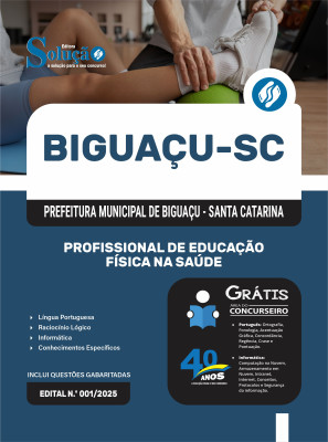 Apostila Prefeitura de Biguaçu - SC 2025 - Profissional de Educação Física na Saúde - Imagem 3