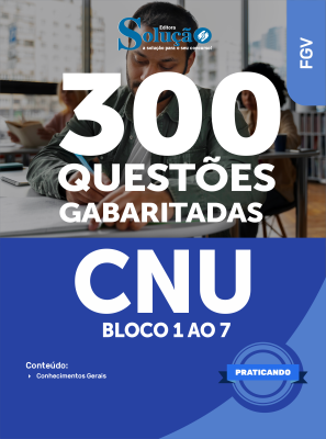 Caderno de Questões CNU - Bloco 1 ao 7 - 300 Questões Gabaritadas - Imagem 2