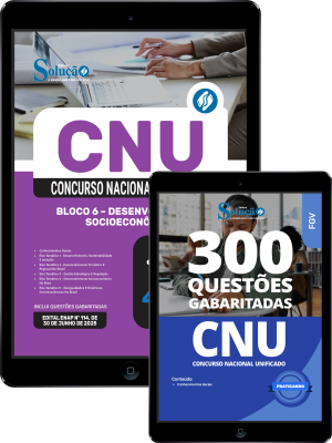 Combo CNU - Bloco 6 – Desenvolvimento Socioeconômico - Imagem 1