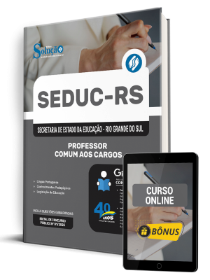 Apostila SEDUC-RS 2025 - Professor - Comum aos Cargos - Imagem 1