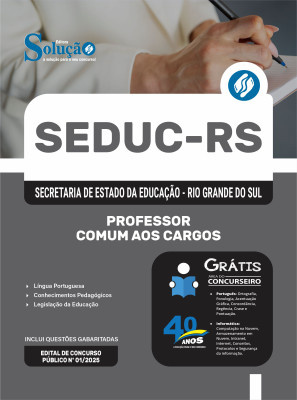 Apostila SEDUC-RS 2025 - Professor - Comum aos Cargos - Imagem 3