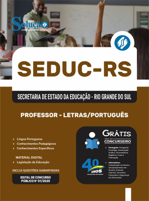 Apostila SEDUC-RS 2025 - Professor - Letras/Português - Imagem 3