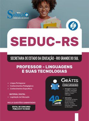 Apostila SEDUC-RS 2025 - Professor - Linguagens e suas Tecnologias - Imagem 3