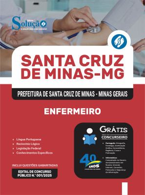 Apostila Prefeitura de Santa Cruz de Minas-MG 2025 - ENFERMEIRO - Imagem 3