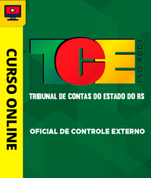 Capa Curso TCE-RS - Oficial de Controle Externo