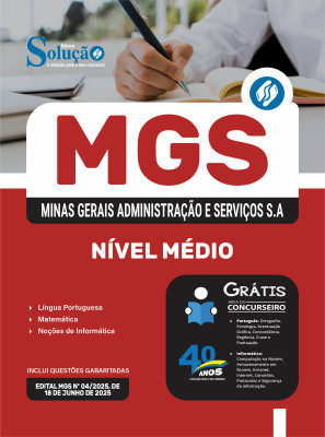 Apostila MGS MG 2025 - Nível Médio - Imagem 3