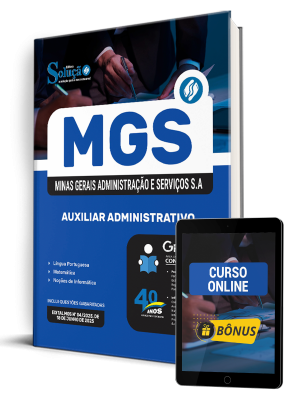 Apostila MGS MG 2025 - Auxiliar Administrativo - Imagem 1