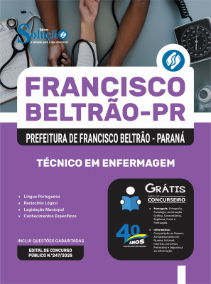 Apostila Prefeitura de Francisco Beltrão-PR 2025 - Técnico em Enfermagem - Imagem 3