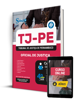 Apostila TJ-PE 2025 - Oficial de Justiça - Imagem 1