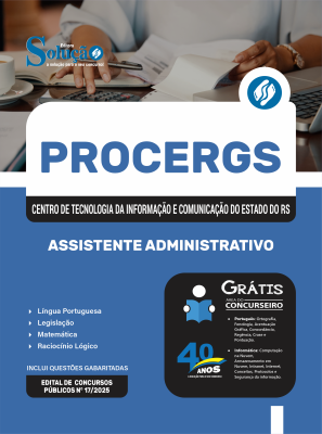 Apostila PROCERGS-RS 2025 - Assistente Administrativo - Imagem 3