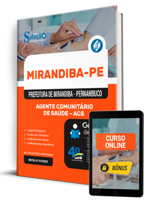 Apostila Prefeitura de Mirandiba - PE 2025 - Agente Comunitário de Saúde - Imagem 1
