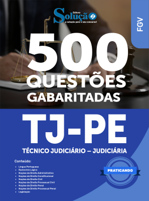 Caderno de Questões TJ-PE - Técnico Judiciário - Judiciária - 500 Questões Gabaritadas - Imagem 2