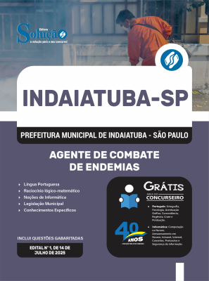 Apostila Prefeitura de Indaiatuba - SP 2025 - Agente de Combate às Endemias - Imagem 3