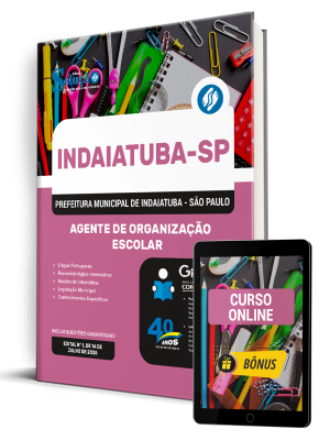 Apostila Prefeitura de Indaiatuba - SP 2025 - Agente De Organização Escolar - Imagem 1