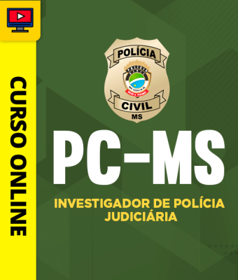 Curso Polícia Civil MS - Agente de Polícia Judiciária - Investigador de Polícia Judiciária - Imagem 1