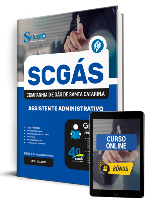 Apostila SCGÁS 2025 - Assistente Administrativo - Imagem 1