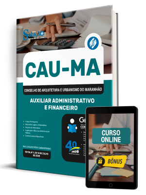 Apostila CAU-MA 2025 - Auxiliar Administrativo e Financeiro - Imagem 1