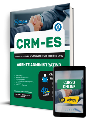 Apostila CRM-ES 2025 - Agente Administrativo - Imagem 1