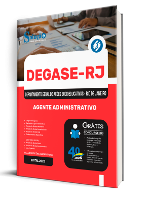 Apostila Degase 2025 - Agente Administrativo - Imagem 2