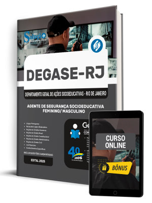 Apostila Degase 2025 - Agente de Segurança Socioeducativa - Feminino/Masculino - Imagem 1