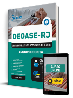 Apostila Degase 2025 - Arquivologista - Imagem 1