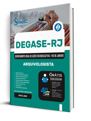 Apostila Degase 2025 - Arquivologista - Imagem 2