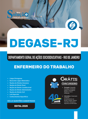 Apostila Degase 2025 - Enfermeiro do Trabalho - Imagem 3
