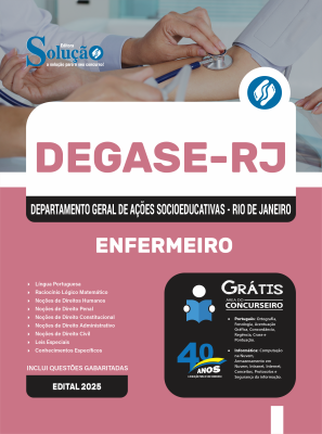 Apostila Degase 2025 - Enfermeiro - Imagem 3