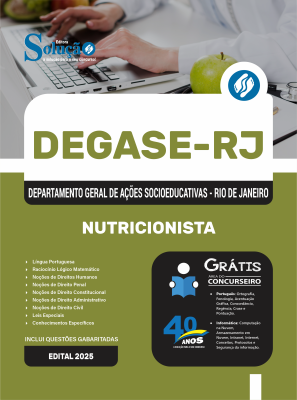 Apostila Degase 2025 - Nutricionista - Imagem 3