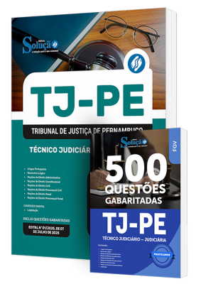 Combo TJ-PE - Técnico Judiciário - Judiciária - Imagem 1