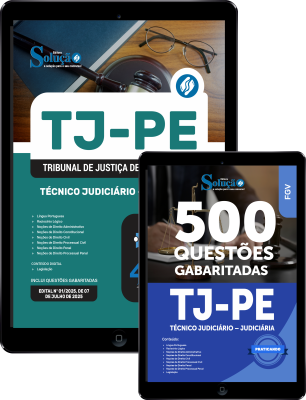 Combo TJ-PE - Técnico Judiciário - Judiciária - Imagem 1